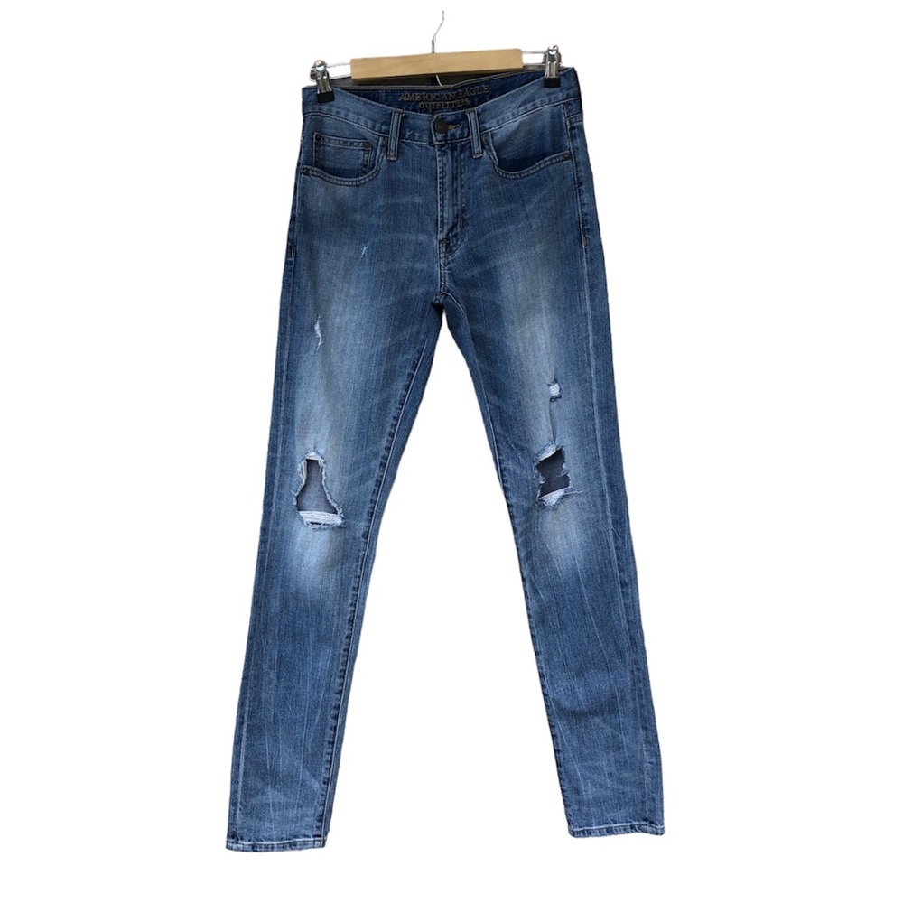 American Eagle Outfitters Core Flex Slim Taper Blue Was Jeans 29 X 32